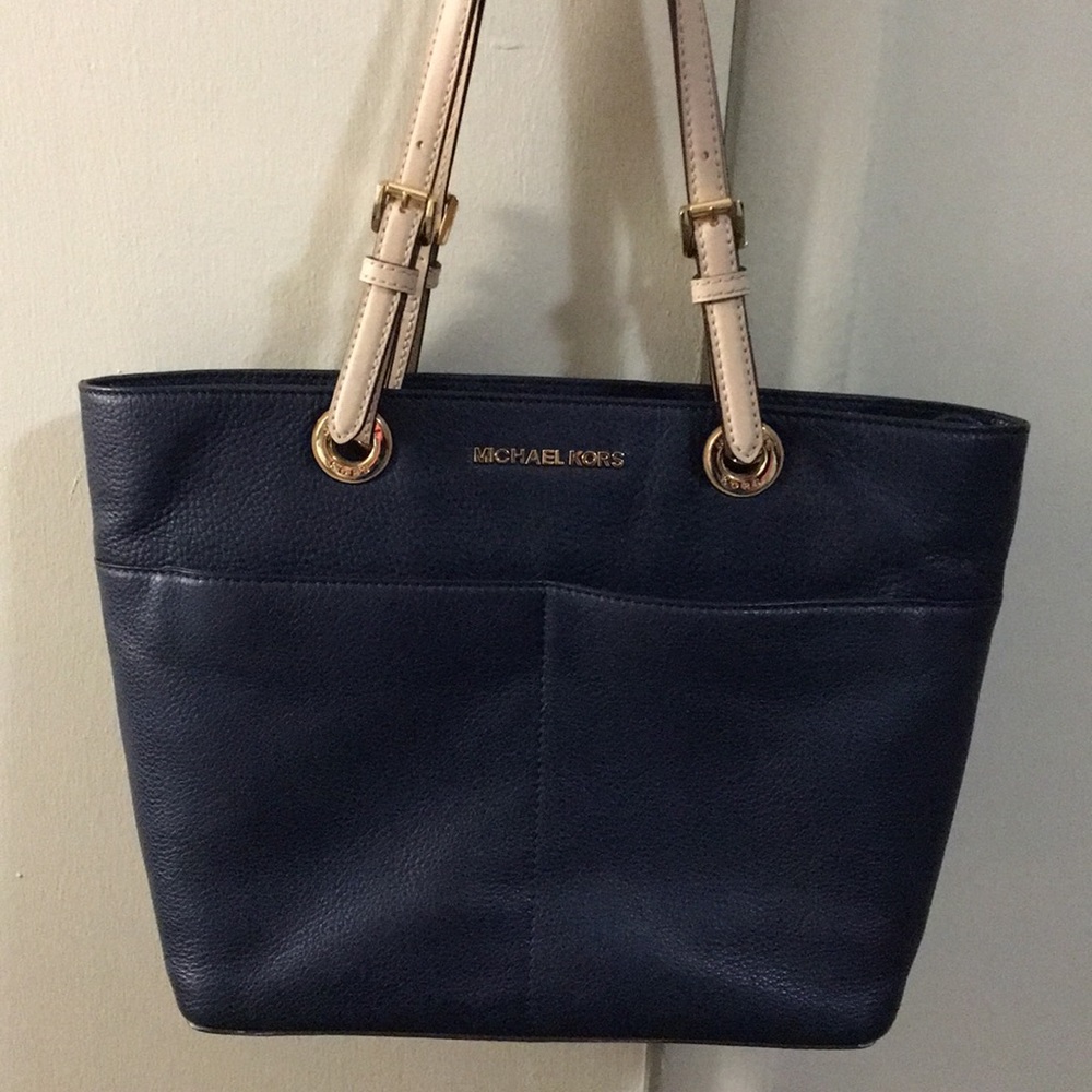 Michael Kors Navy Leather Purse